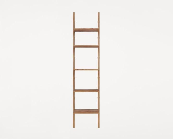 Shelf Library Single Section | Natural Oak | H185.2 / W40