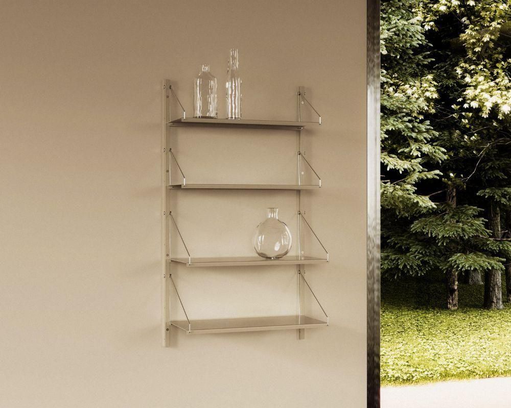 Shelf Library Single Section | Stainless Steel | H108.4
