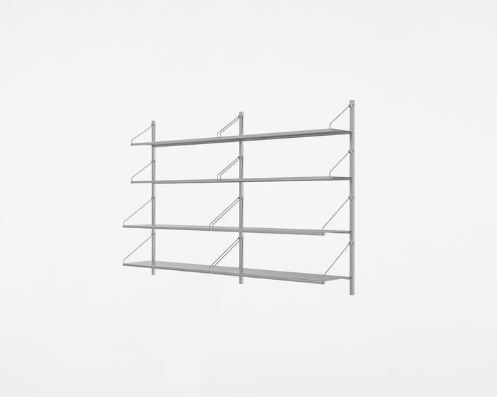 Shelf Library Double Section | Stainless Steel | H108.4 / W80 (sub)