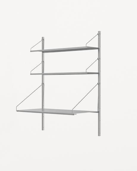Shelf Library Desk Section | Stainless Steel | H108.4 / W80 (sub)