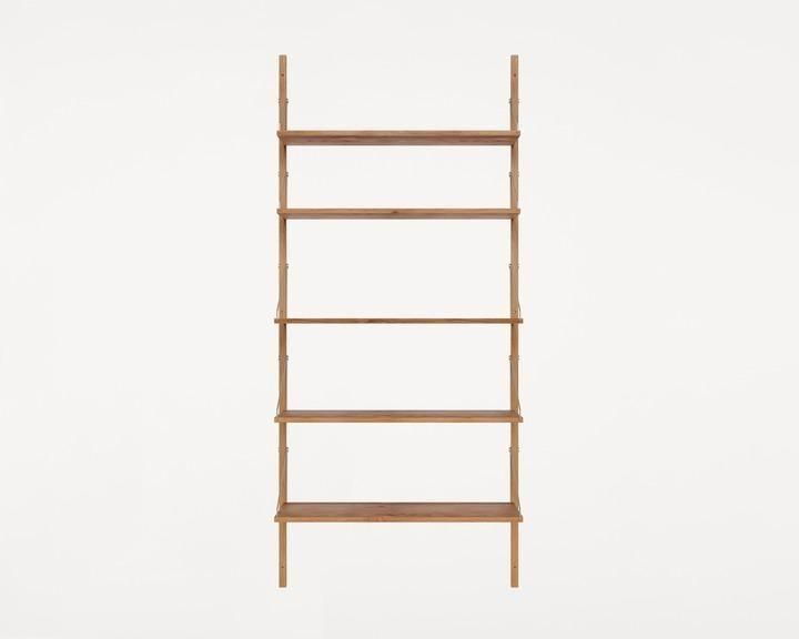 Shelf Library Single Section | Natural Oak | H185.2 / W80