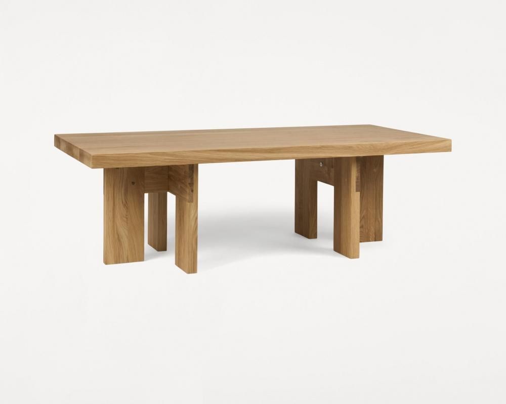 Farmhouse Coffee Table | Natural Oak | Rectangle
