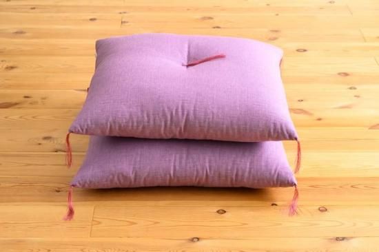 クッション座布団（小サイズ・45*45cm・新品）2枚セット - お