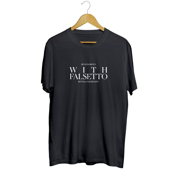 ȾµTġ BE SONOROUS WITH FALSETTO S/S TEE (BLACK)