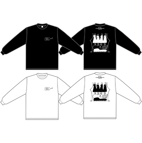 受注商品｜ACOUSTIC LIVE 2023 ロングスリーブTシャツ(黒・白)