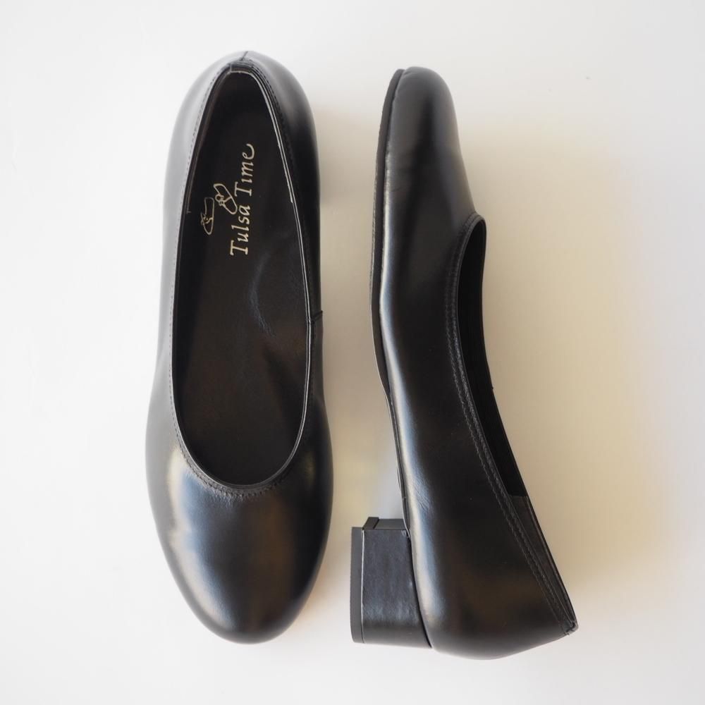 4.0cmヒールの黒パンプス - 大きいサイズのかわいくておしゃれな 4.0cmヒールの黒パンプス - 大きいサイズのかわいくておしゃれな