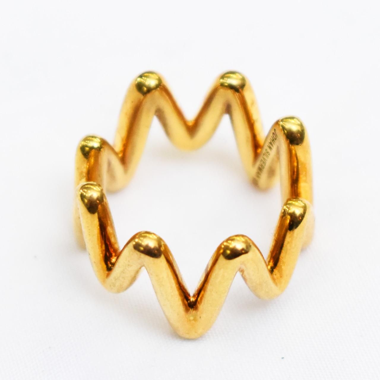 50%OFF JOHAN SILVERMAN (ϥ Сޥ)PULSE RING GOLD