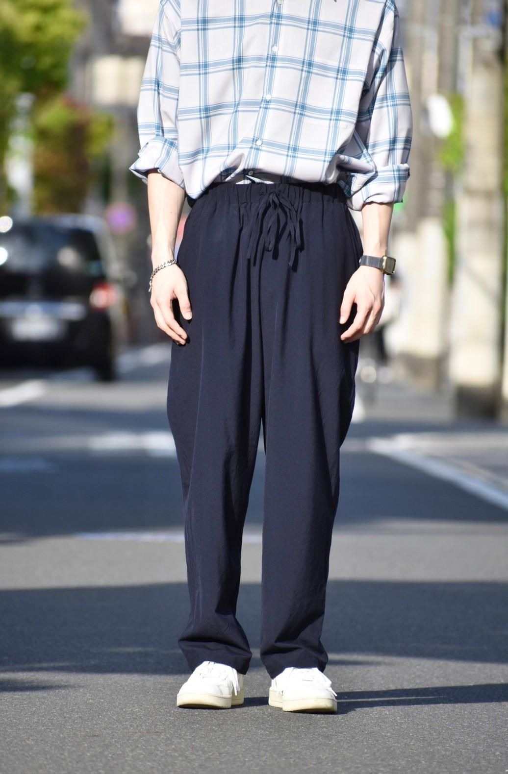 MARKAWARE FLAT FRONT TROUSERS - スラックス