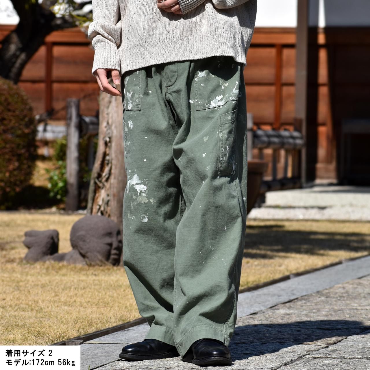 marka 21ss パンツ studiosu別注 カットオフ カーゴパンツ | kensysgas.com