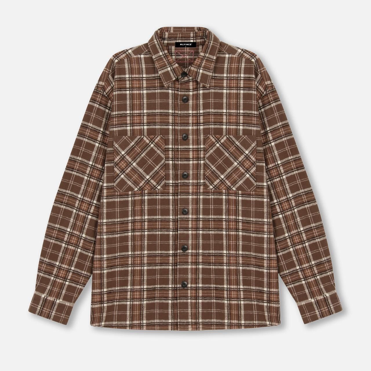 MLVINCE FLANNEL CHECK SHIRT