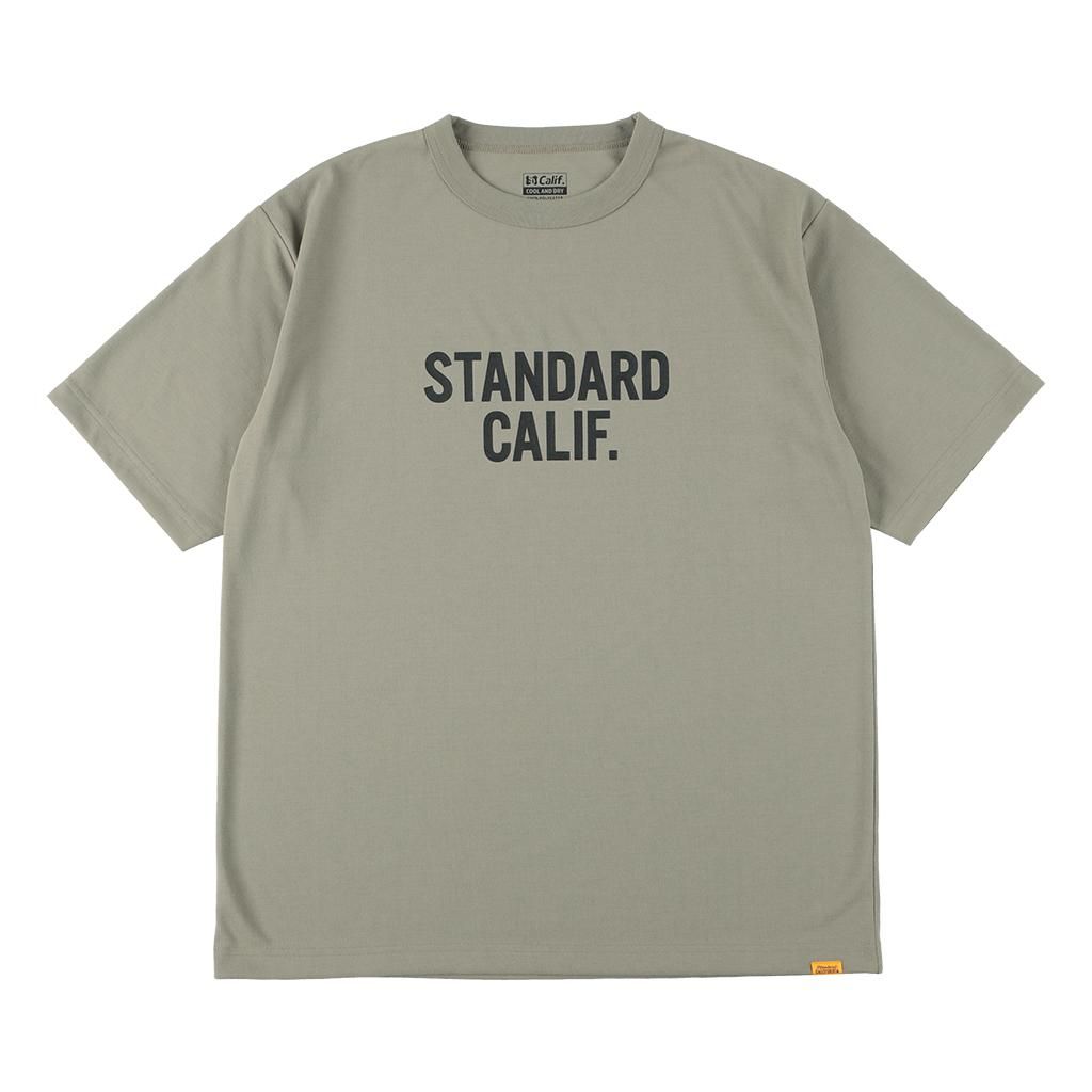 STANDARD CALIFORNIA (スタンダード カリフォルニア) Tech Dry Logo Tee Olive