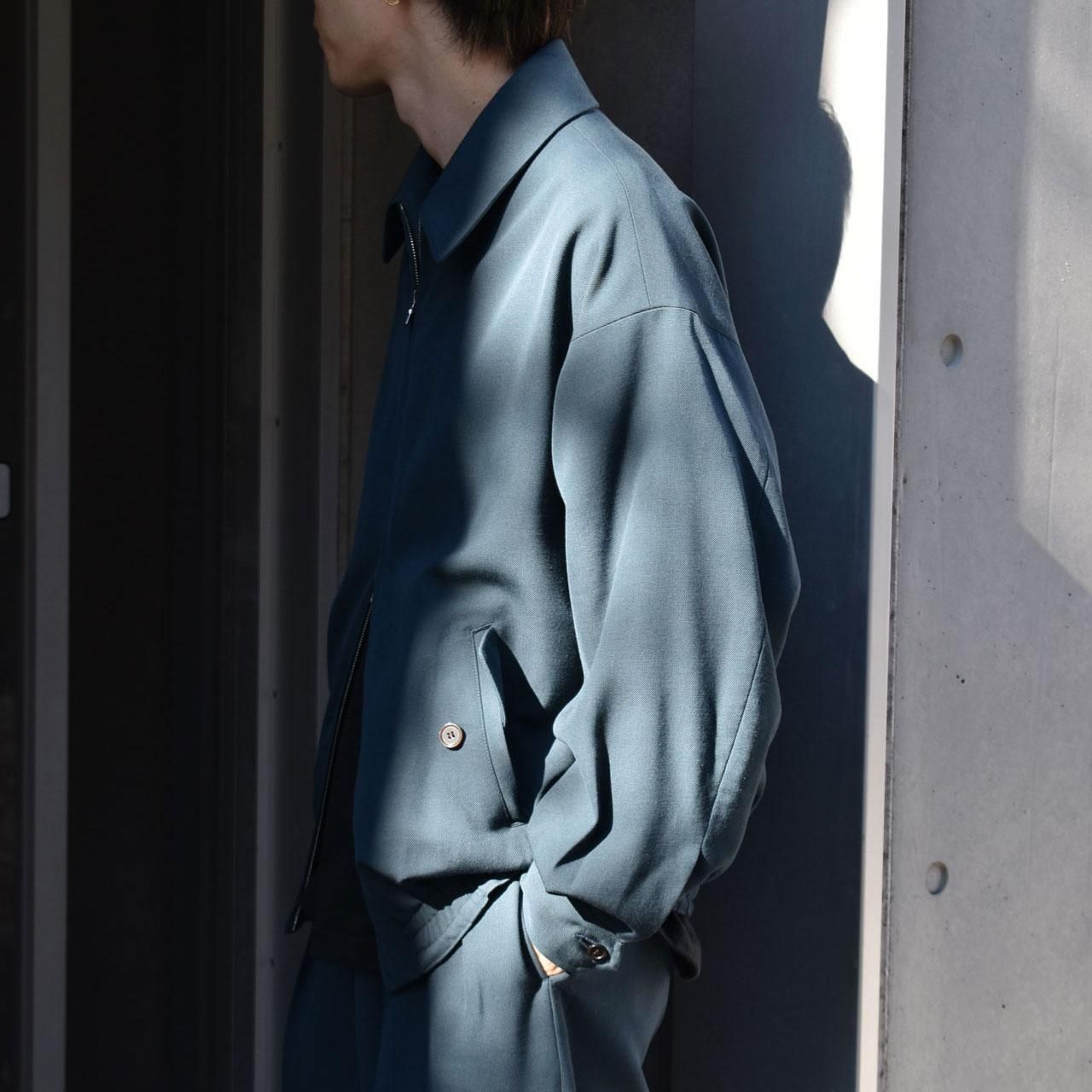 MARKAWARE (マーカウェア)23FW/秋冬
WIDE SPORTS JACKET DARK TURQUOISE -ORGANIC WOOL SURVIVAL CLOTH-
