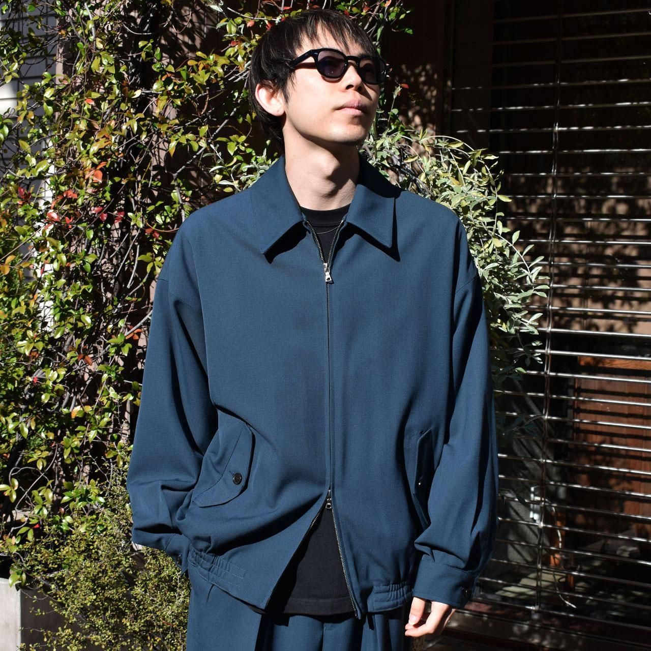 MARKAWARE (マーカウェア)23FW/秋冬
WIDE SPORTS JACKET DARK TURQUOISE -ORGANIC WOOL SURVIVAL CLOTH-
