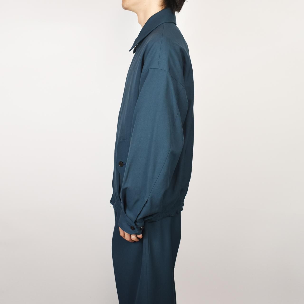 MARKAWARE (マーカウェア)23FW/秋冬 WIDE SPORTS JACKET GREEN -ORGANIC WOOL SURVIVAL CLOTH-