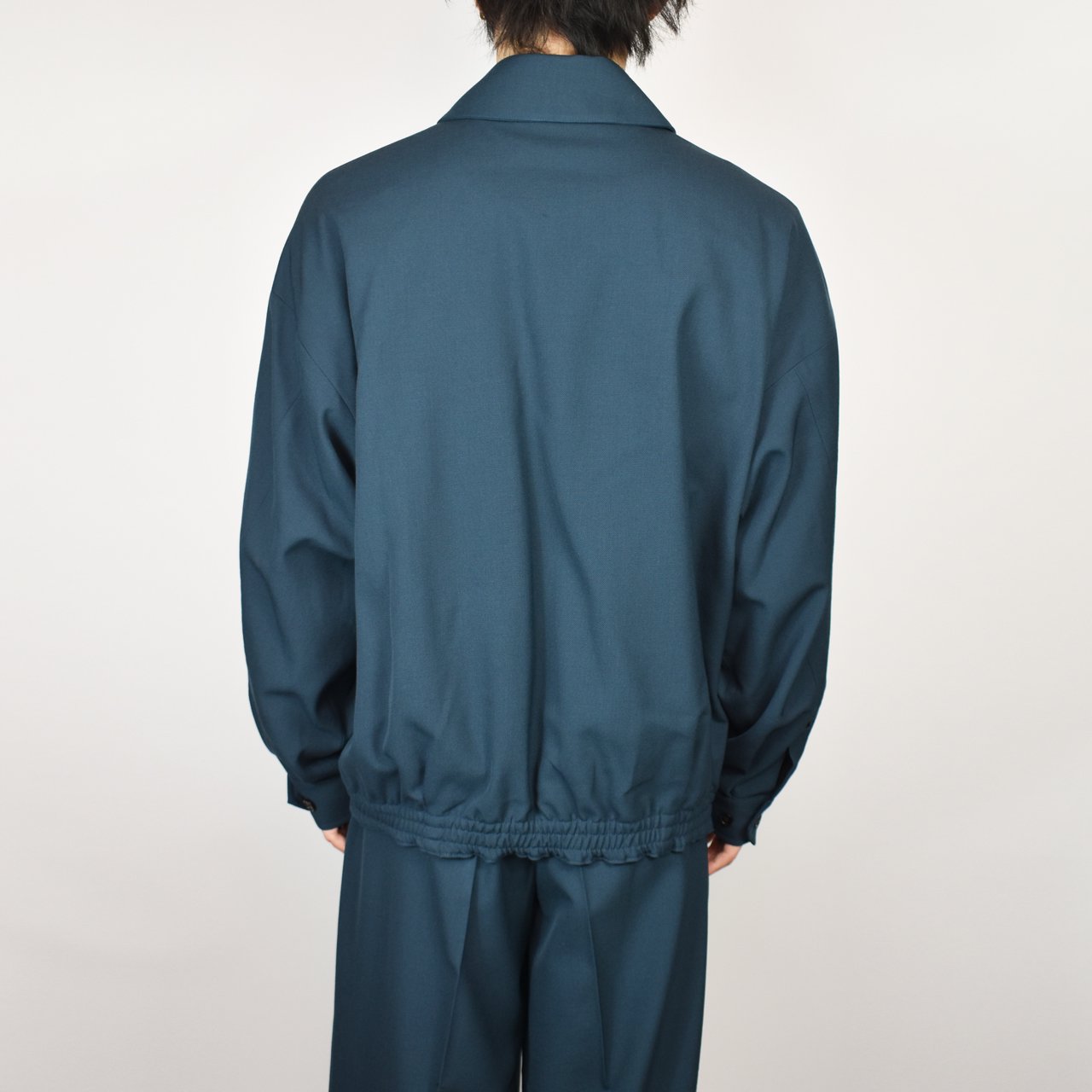 MARKAWARE (マーカウェア)23FW/秋冬 WIDE SPORTS JACKET GREEN -ORGANIC WOOL SURVIVAL CLOTH-