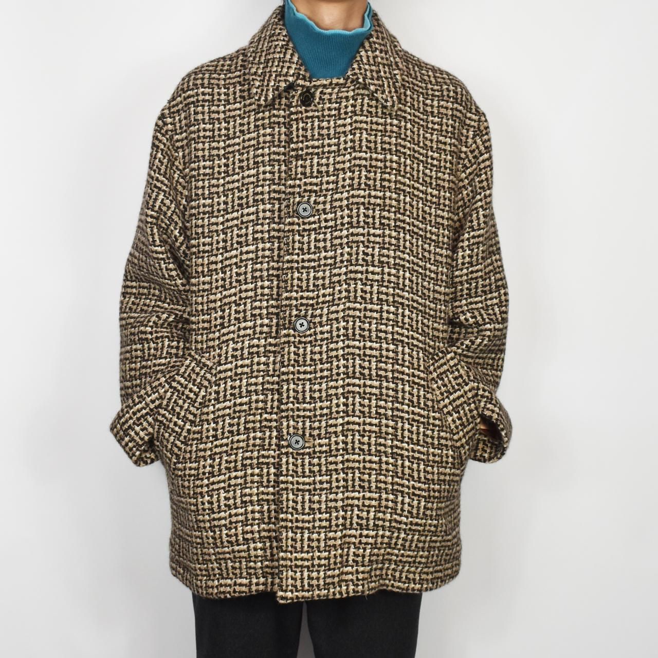 MARKAWARE (マーカウェア)23FW/秋冬
CAR COAT NATURAL COLOR MIX -NATURAL COLOR ALPACA TWEED-
