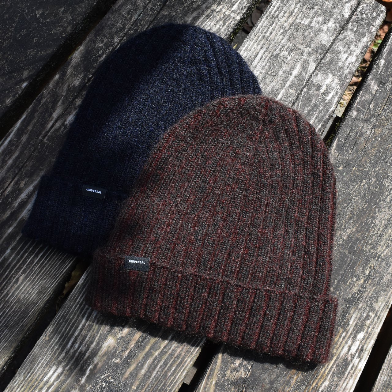 UNIVERSAL PRODUCTS ユニバーサルプロダクツ WOOL MOHAIR KNIT BEANIE