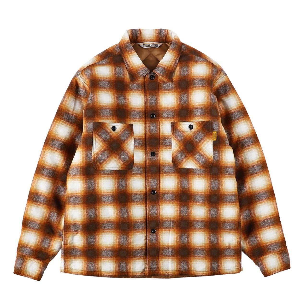 STANDARD CALIFORNIA (スタンダード カリフォルニア)23AW/秋冬
Quilted Print Flannel Check Shirt Jacket