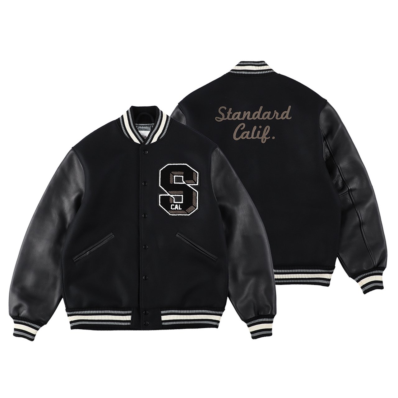 STANDARD CALIFORNIA (スタンダード カリフォルニア)23fw/秋冬
Varsity Jacket Black
刺繡あり
