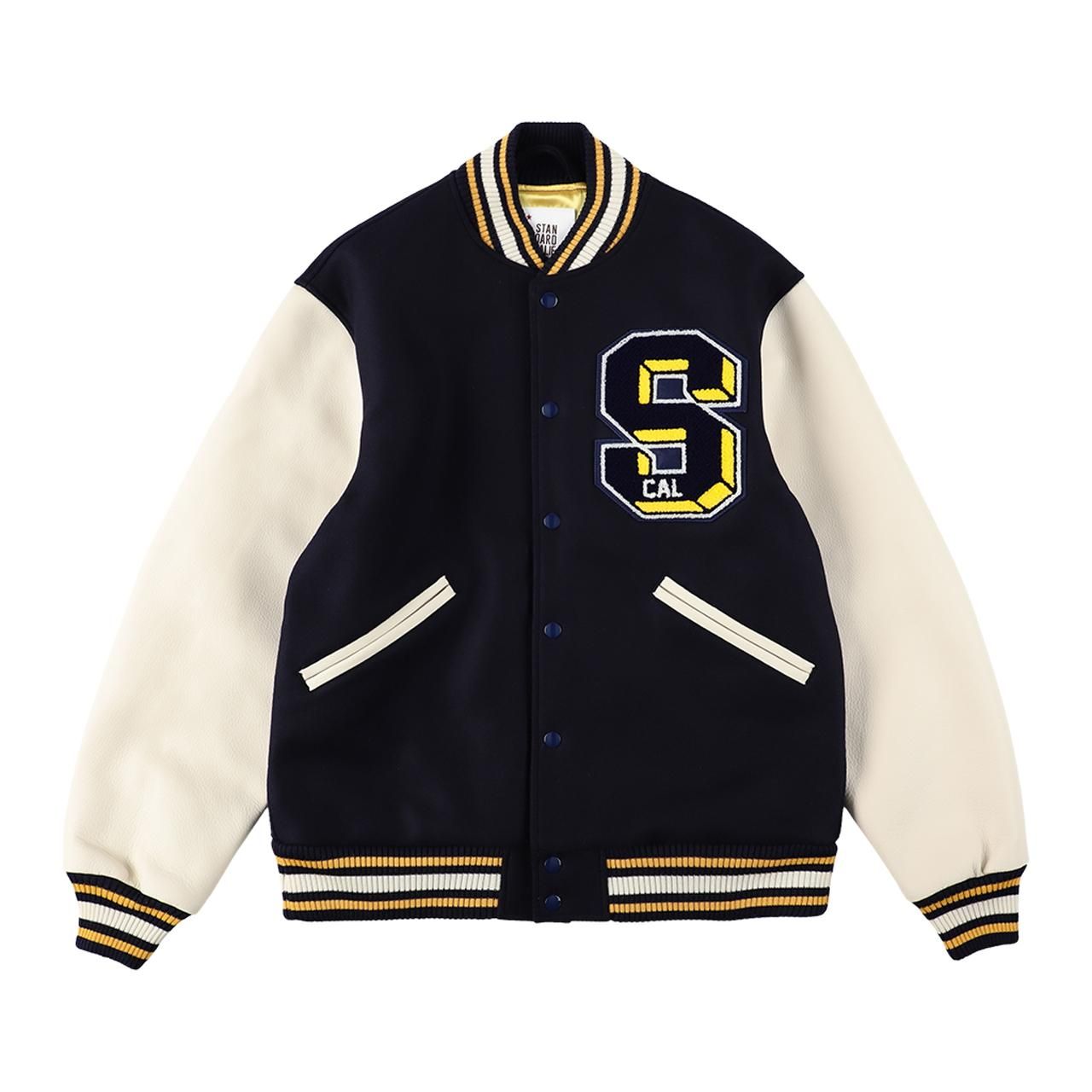 STANDARD CALIFORNIA (スタンダード カリフォルニア)23fw/秋冬
Varsity Jacket Navy
刺繡あり
