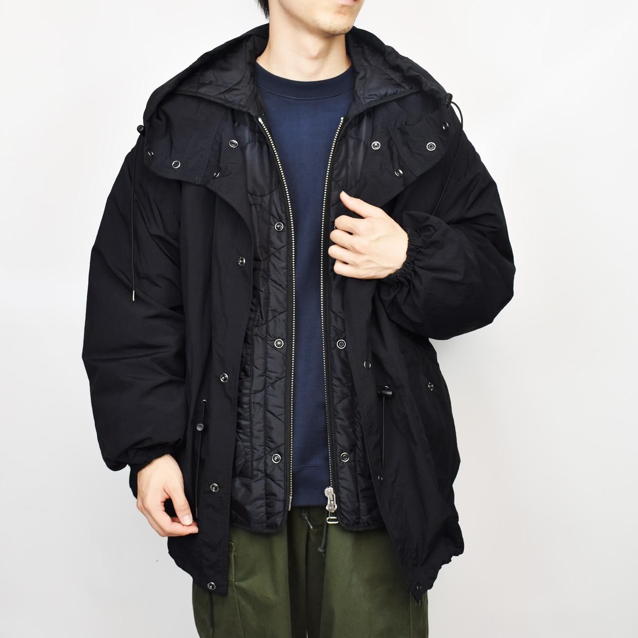 marka (マーカ)23FW/秋冬 LINING SNOW PARKA BLACK -RECYCLE NYLON TUSSER-