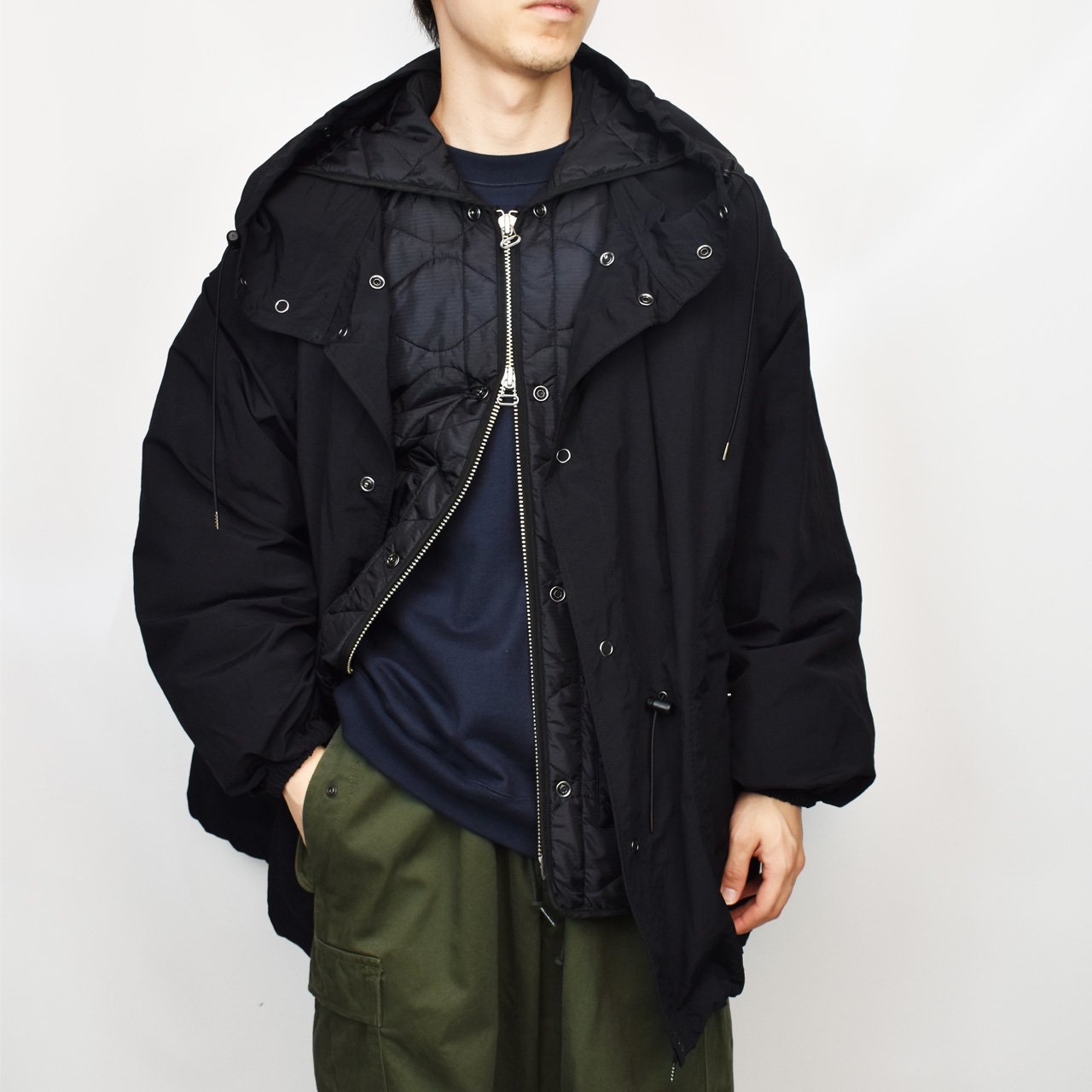 marka / マーカ：QUILTED LINER JACKET - nylon rip stop -：M23C