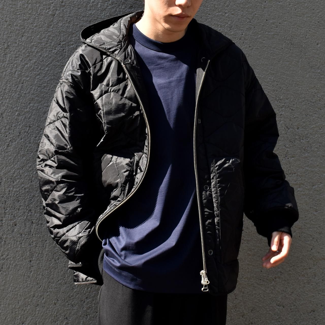 marka (マーカ)23FW/秋冬 LINING SNOW PARKA BLACK -RECYCLE NYLON TUSSER-