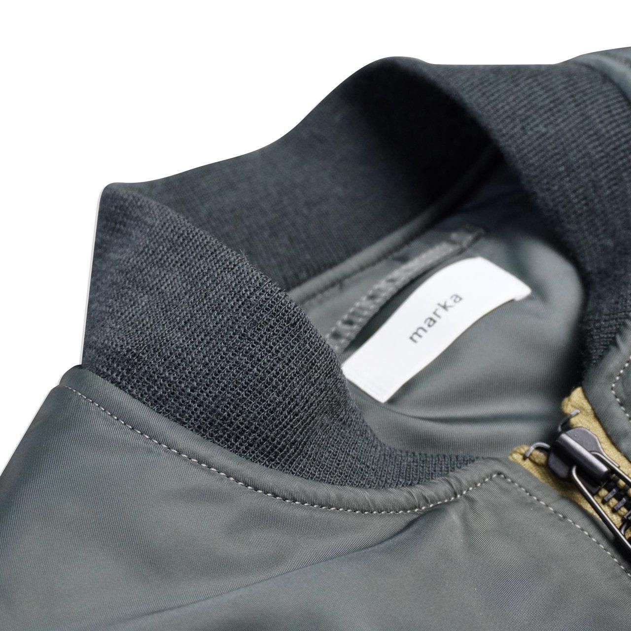 marka(マーカ)24AW/秋冬
M24C-18BL02C
MA-1
フライトジャケット
ミリタリー
ブルゾン
アウター
ショート丈
プロマロフト
中綿
