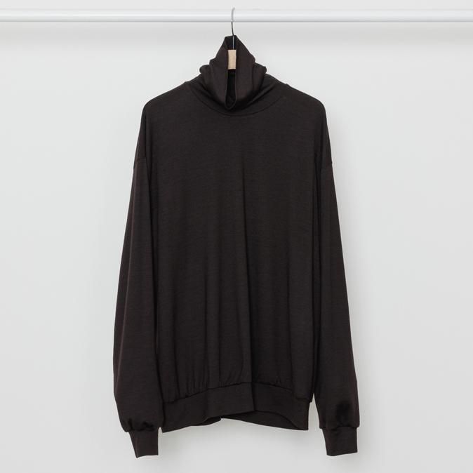 marka(マーカ)23FW/秋冬
TURTLE NECK 
-2/72 WOOL SINGLE JERSEY WASHABLE-