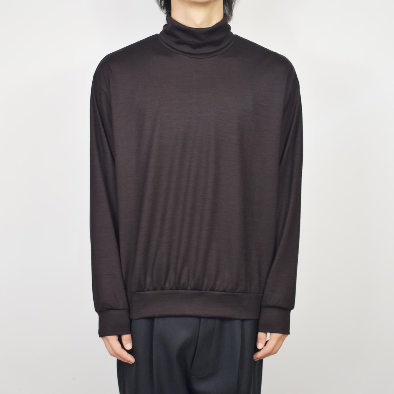 marka(マーカ)23FW/秋冬
TURTLE NECK 
-2/72 WOOL SINGLE JERSEY WASHABLE-