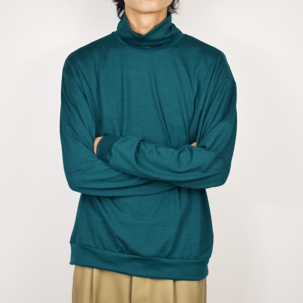 marka(マーカ)23FW/秋冬
TURTLE NECK 
-2/72 WOOL SINGLE JERSEY WASHABLE-