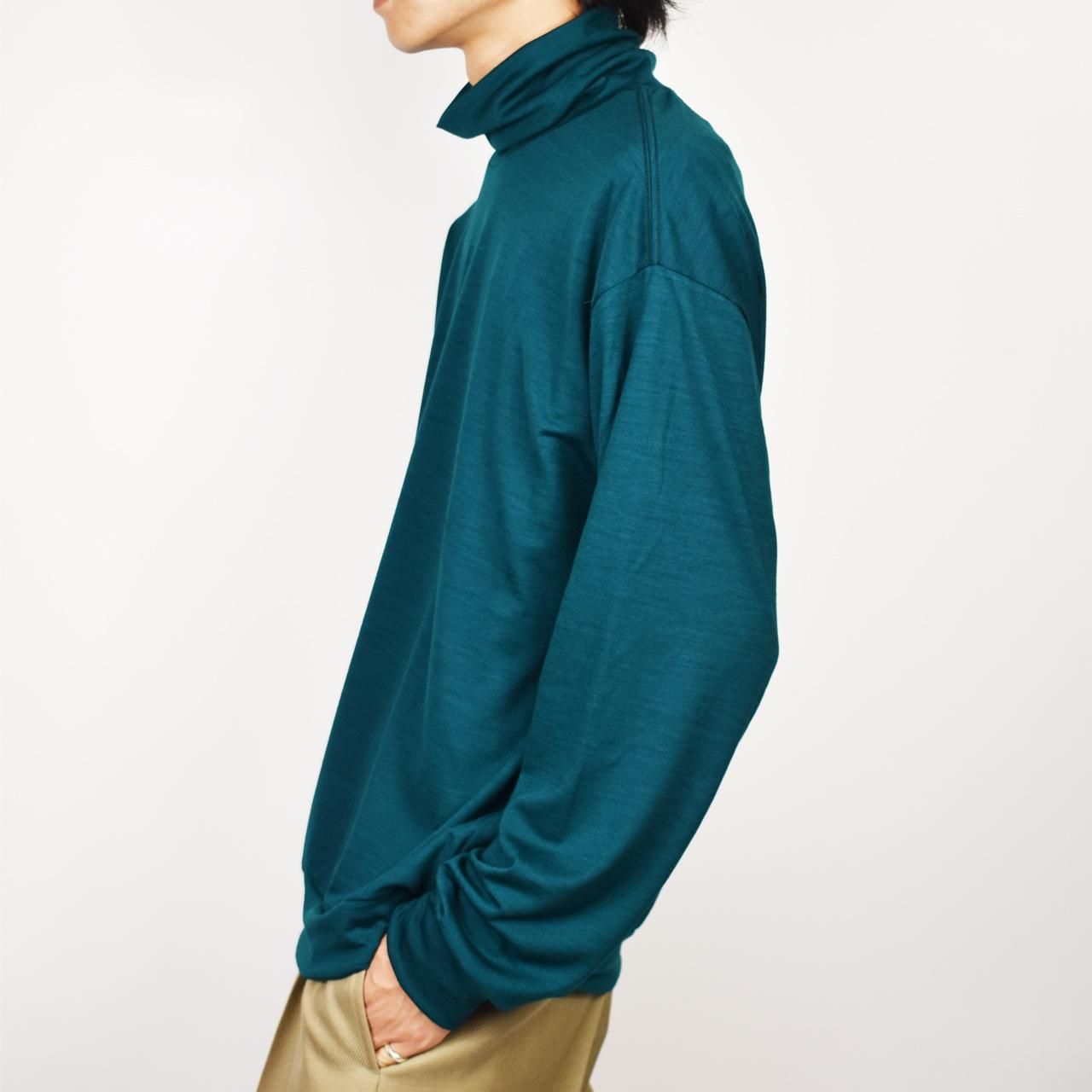 marka(マーカ)23FW/秋冬
TURTLE NECK 
-2/72 WOOL SINGLE JERSEY WASHABLE-