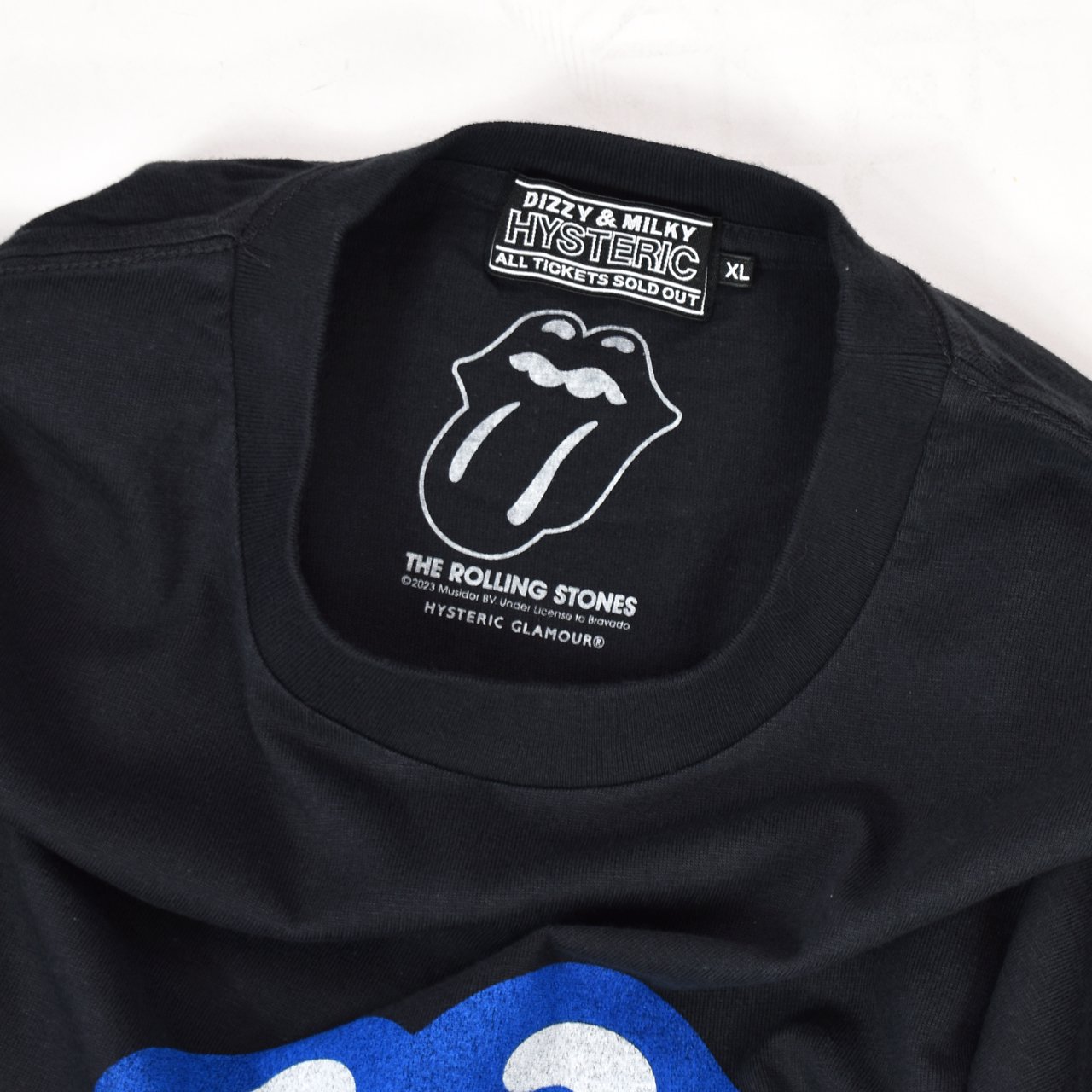 HYSTERIC GLAMOUR×THE ROLLING STONES 
CIRCLE HEAD & BLUE TONGUE Tシャツ
ヒステリックグラマー
ローリングストーンズ