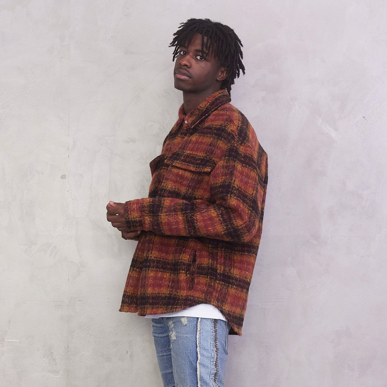 MLVINCE (メルヴィンス) | OVERSIZED CHECK JACKET