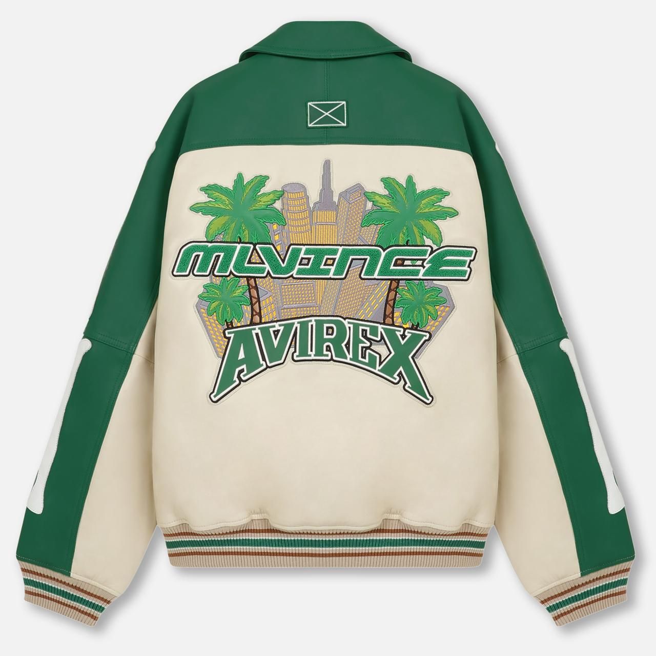 MLVINCE (メルヴィンス)23AW/秋冬
AVIREX(アヴィレックス) LEATHER JACKET GREEN
コラボレーションレザースタジャン
FABOLOUS (ファボラス