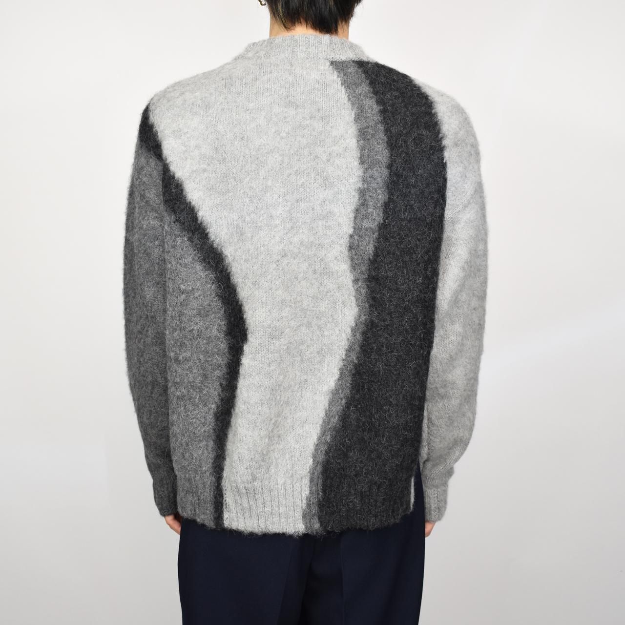 MARKAWARE (マーカウェア)23FW/秋冬 STRATUM JUMPER BEIGE MIX -FINE ALPACA-
