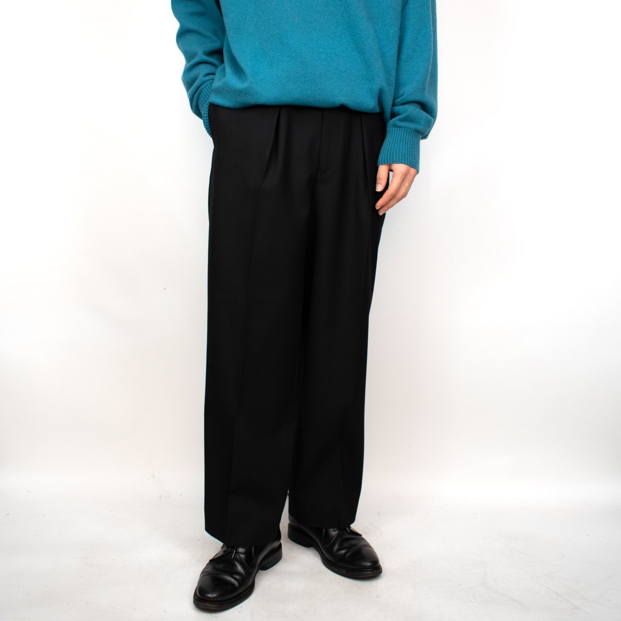 MARKAWARE (マーカウェア)｜CLASIC FIT TROUSERS BLACK 正規取扱店