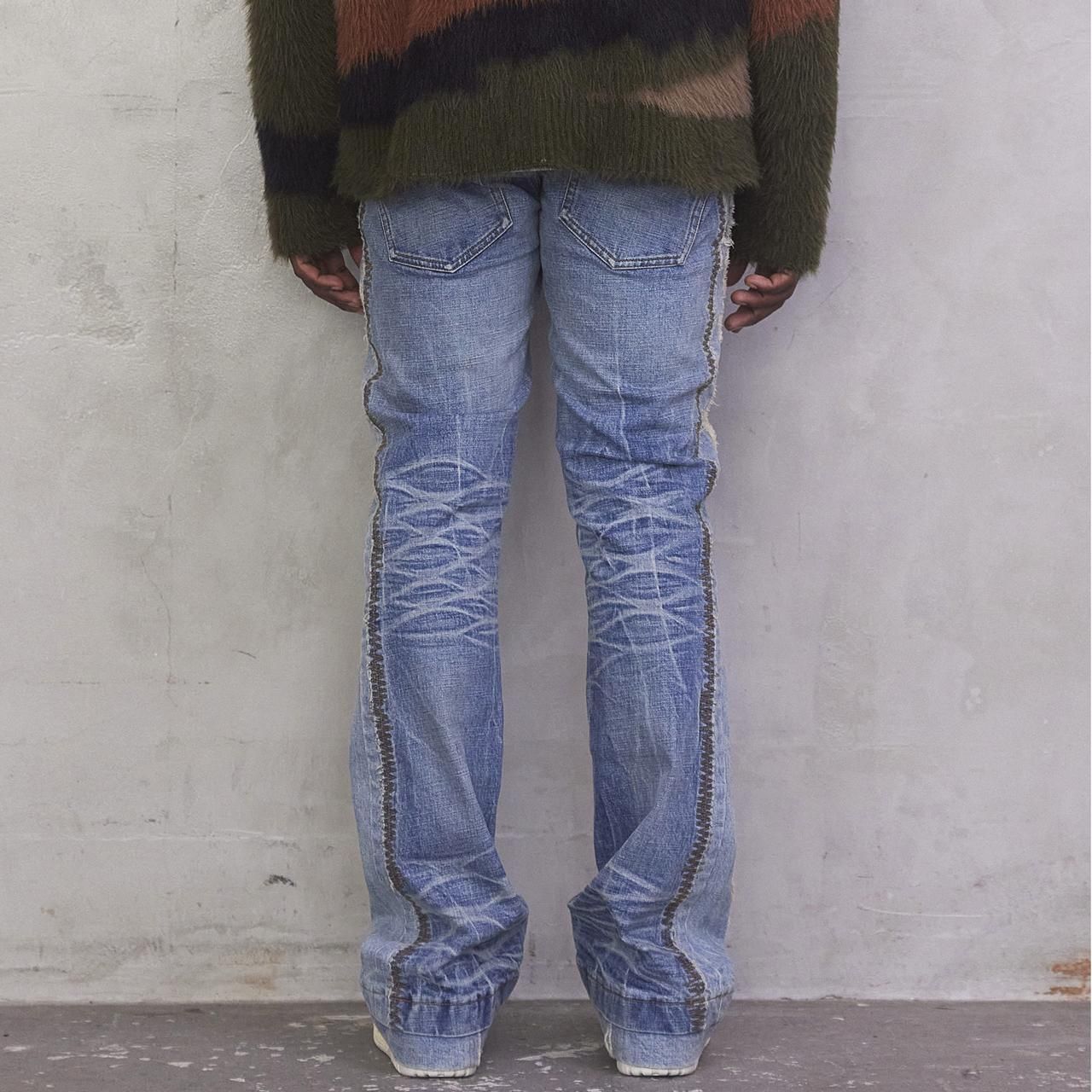 MLVINCE (メルヴィンス) 2023AW/秋冬DB FLARE JEANS INDIGO
