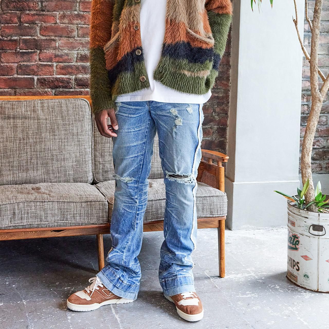 MLVINCE (メルヴィンス) 23AW/秋冬
DB FLARE JEANS INDIGO