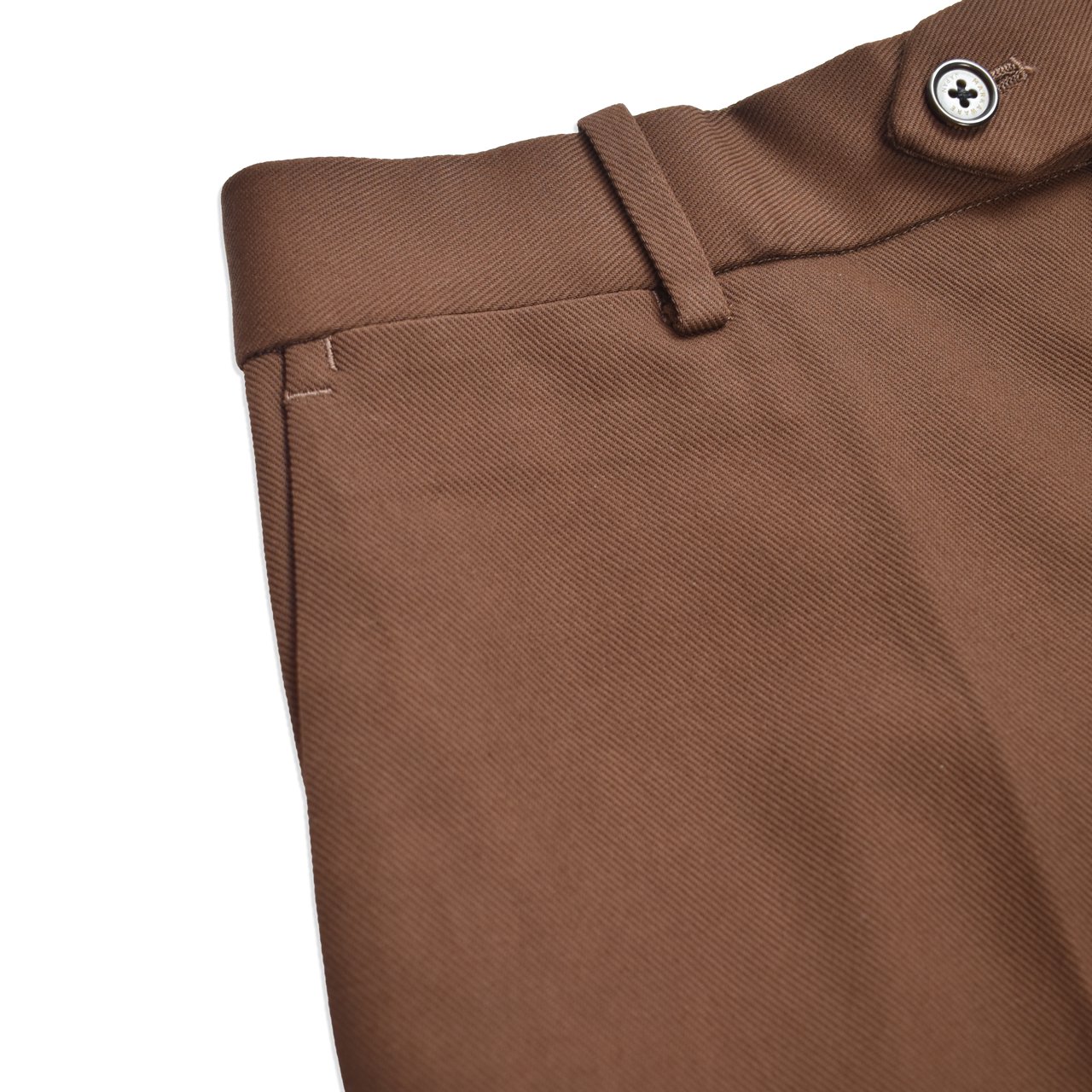 <img class='new_mark_img1' src='https://img.shop-pro.jp/img/new/icons5.gif' style='border:none;display:inline;margin:0px;padding:0px;width:auto;' />MARKAWARE (ޡ)FLAT FRONT FLARED TROUSERS BROWN -ORGANIC COTTON SURVIVAL CLOTH-