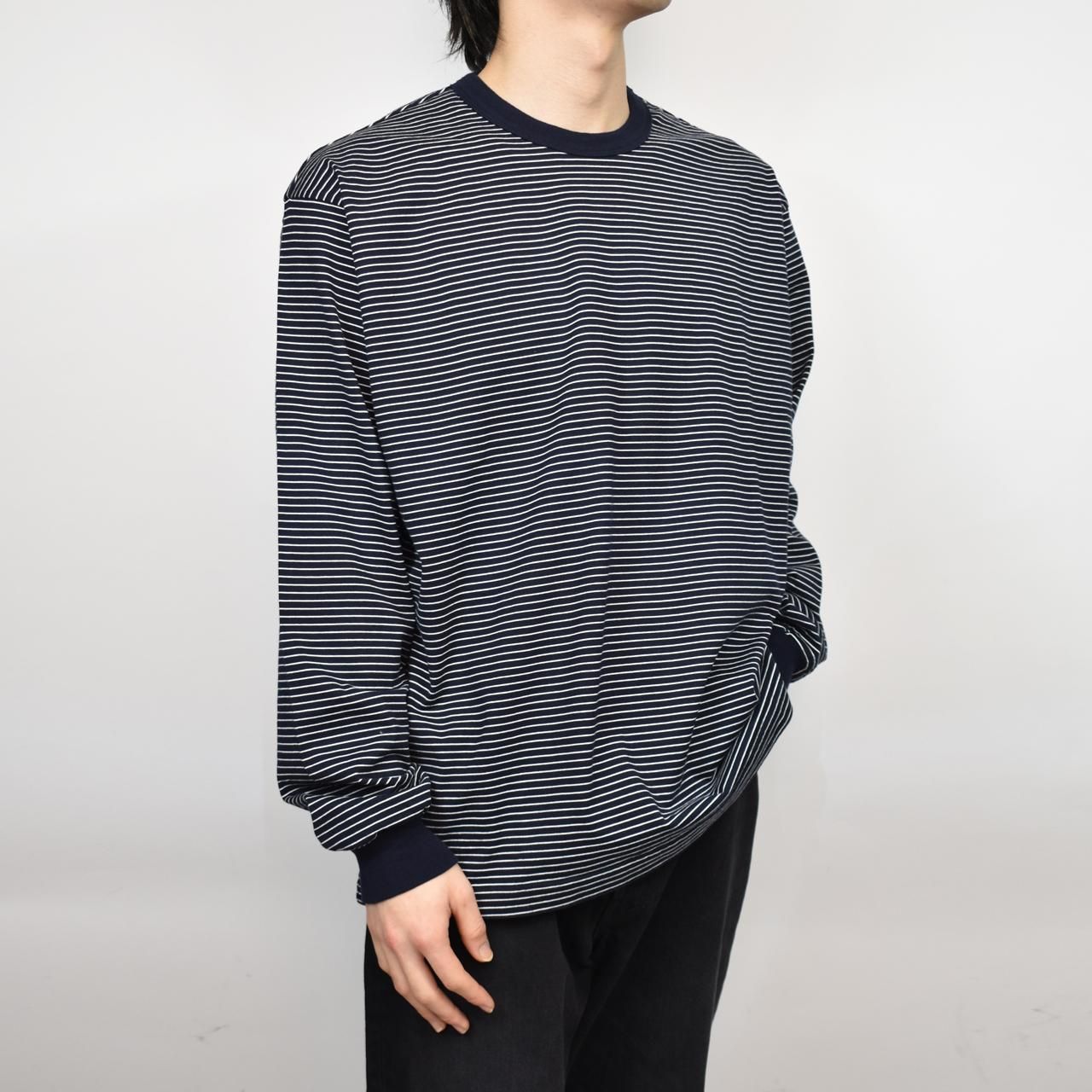 UNIVERSAL PRODUCTS. (ユニバーサルプロダクツ) 24SS/春夏
ORIGINAL BORDER LONG SLEEVE T-SHIRTS NAVY
ボーダーTシャツ