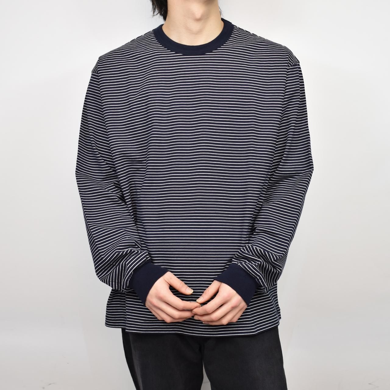 UNIVERSAL PRODUCTS. (ユニバーサルプロダクツ) 24SS/春夏
ORIGINAL BORDER LONG SLEEVE T-SHIRTS NAVY
ボーダーTシャツ