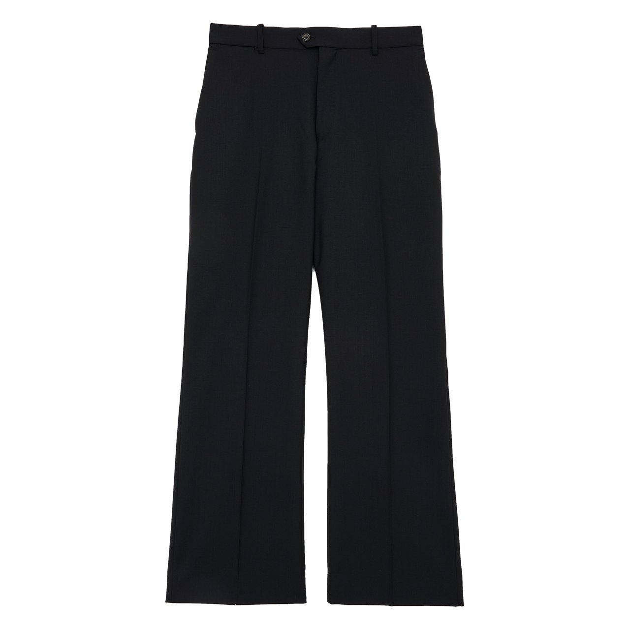 <img class='new_mark_img1' src='https://img.shop-pro.jp/img/new/icons5.gif' style='border:none;display:inline;margin:0px;padding:0px;width:auto;' />MARKAWARE (ޡ)FLAT FRONT FLARE TROUSERS BLACK -ORGANIC WOOL TROPICAL-