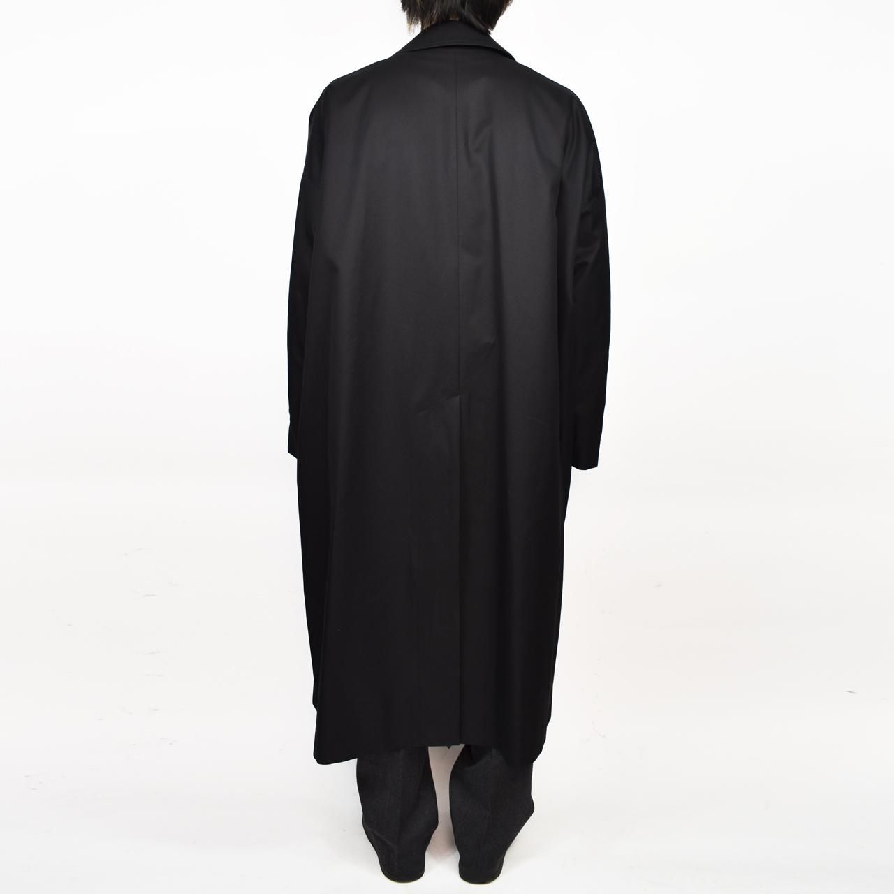 MARKAWARE(マーカウェア)24SS/春夏
HUGE SINGLE TRENCH COAT BLACK
-ORGANIC GIZA GABARDINE-
ヒュージシングルトレンチコート
A24A-06CO01C