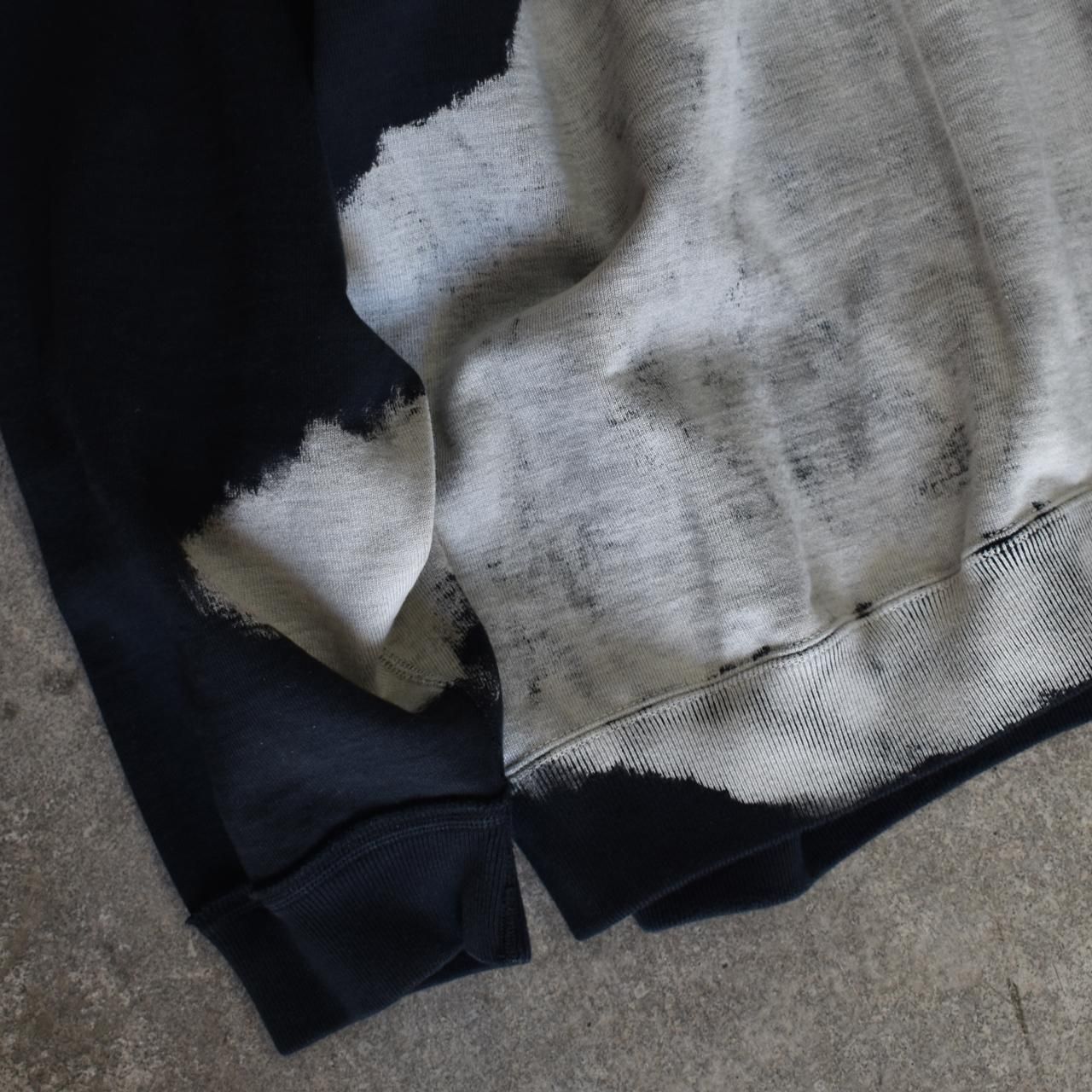 MARKAWARE(マーカウェア)24SS/春夏
HUGE SWEAT "CLOUDY BLEACHING"
-ORGANIC COTTON HEAVY FLEECE-
ヒュージスウェット
ブリーチ加工