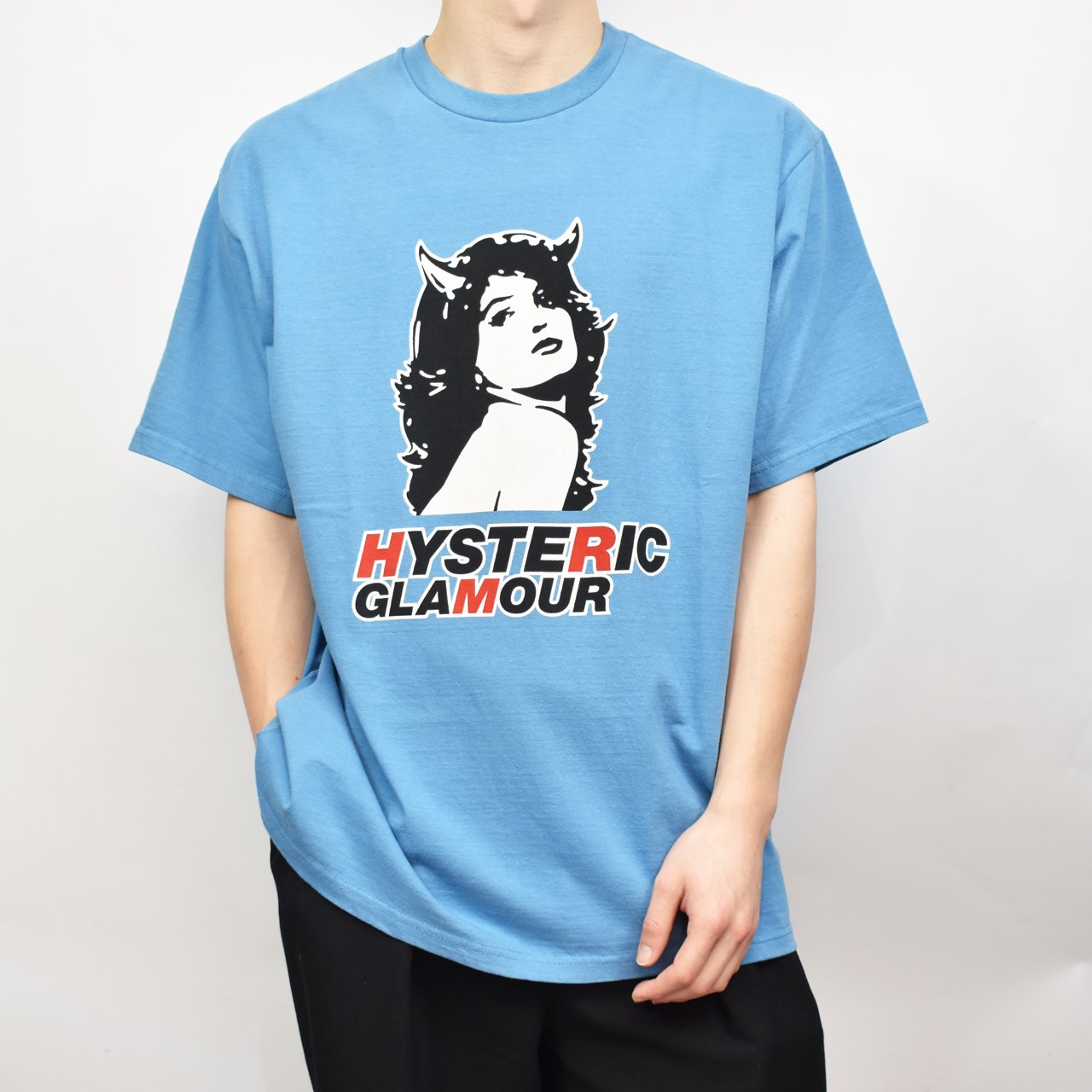 HYSTERIC GLAMOUR (ヒステリックグラマー)｜2TONE DEVIL WOMAN Tシャツ 