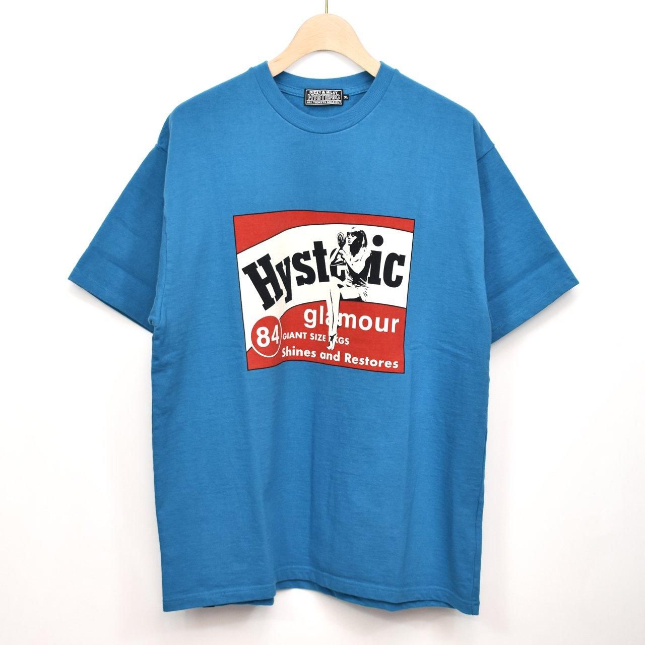 HYSTERIC GLAMOUR (ヒステリックグラマー)｜HG POLISH Tシャツ ブルー