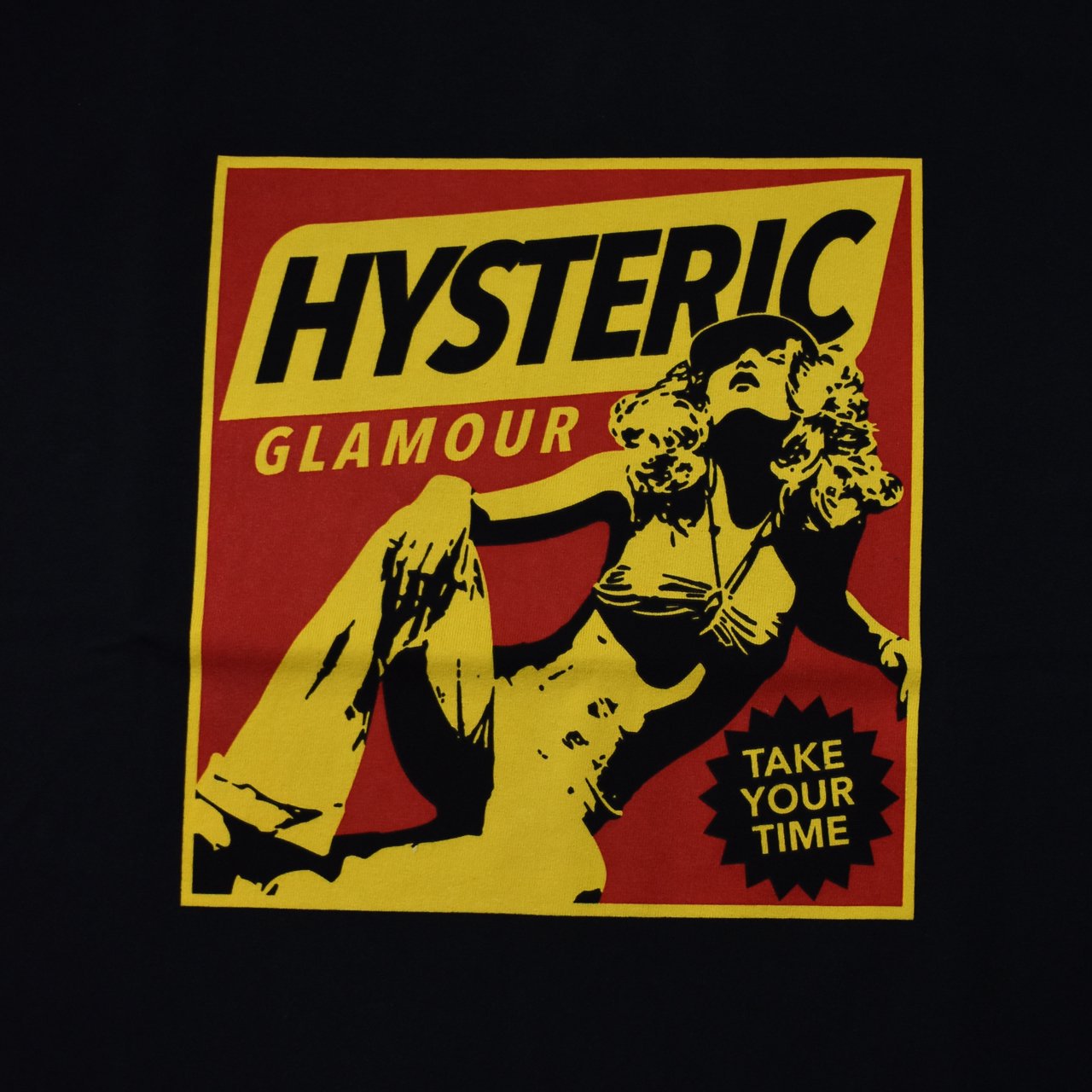 HYSTERIC GLAMOUR (ヒステリックグラマー)｜TAKE YOUR TIME Tシャツ 