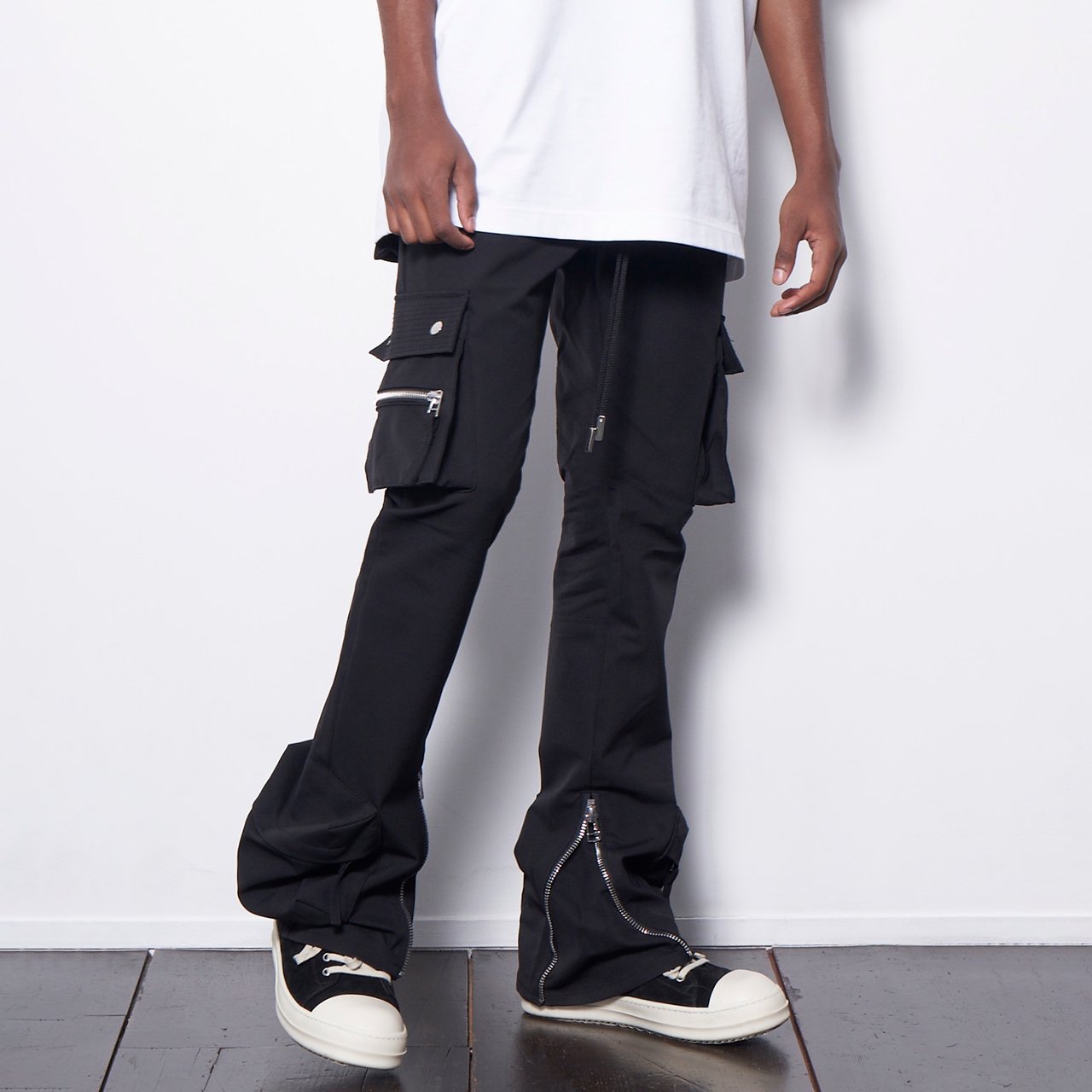 MLVINCE (メルヴィンス)｜TYPE-4 SLIM STRETCH CARGO PANTS BLACK 正規 ...