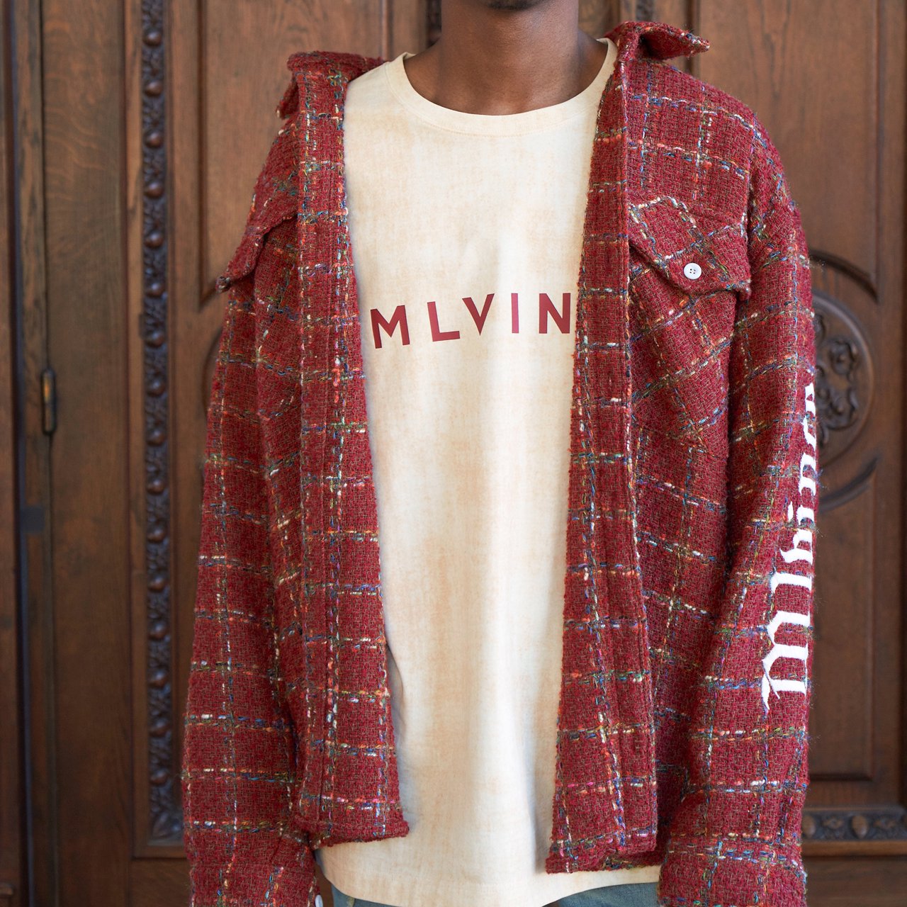 MLVINCE (メルヴィンス) 24SS/春夏
EMBROIDERY CHECK TWEED SHIRTS RED
チェックツイードシャツ
ストリートファッション